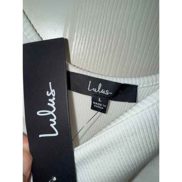 NWT Lovable Cutie White Sleeveless Tiered Midi Dress With Pockets SZ Large - Picture 8 of 15